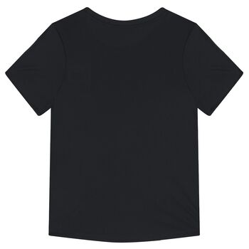 Girls Black Logo T-Shirt