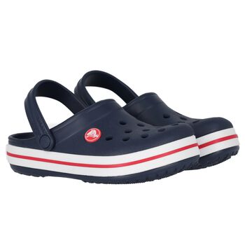 Navy Blue Crocband Clogs Sandals