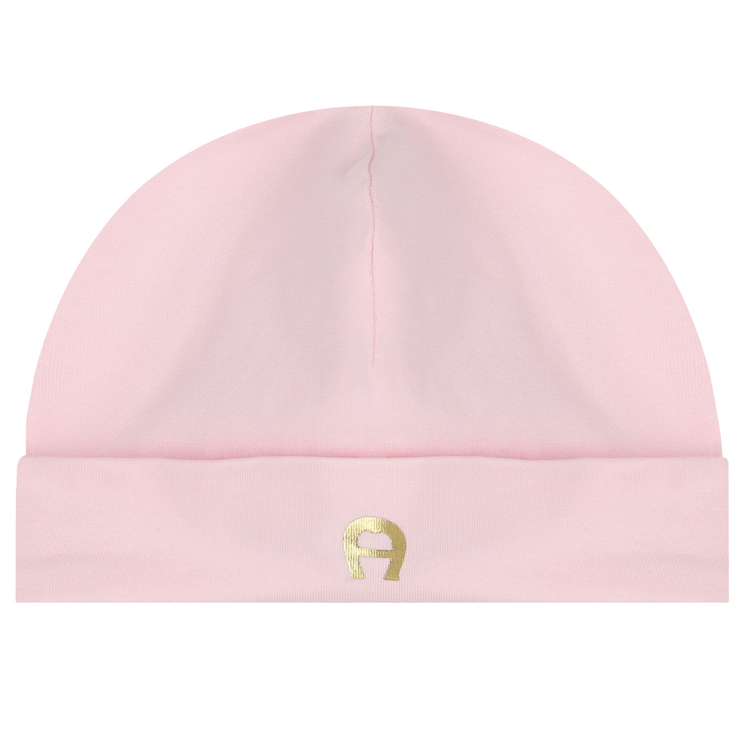 Pink & Gold Logo Baby Hat, 3, hi-res