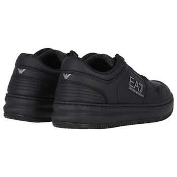 Black Logo Trainers