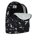 Black Logo Backpack, 1, hi-res