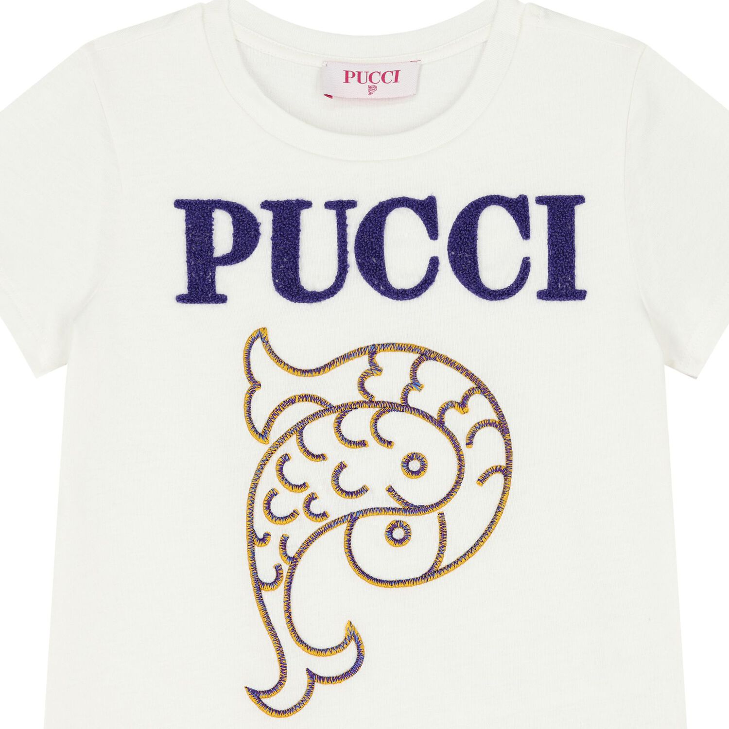 Girls Ivory Logo T-Shirt, 1, hi-res