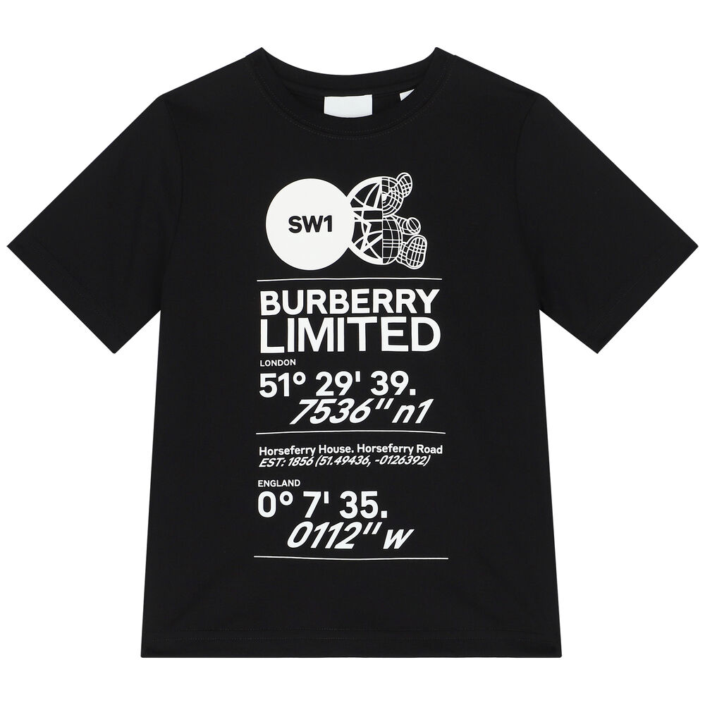 burberry london black t shirt