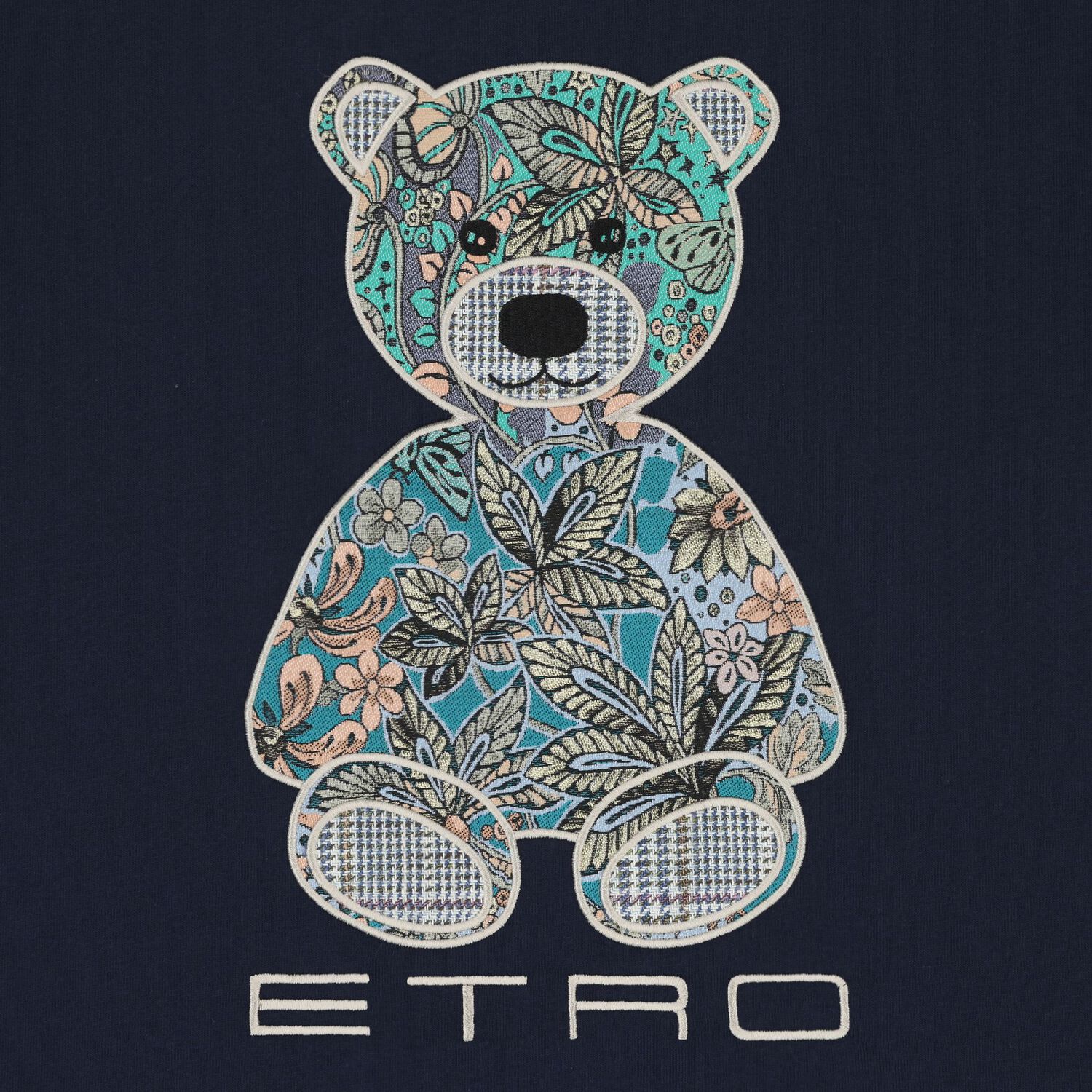 Navy Blue Teddy Bear Logo T-Shirt, 2, hi-res