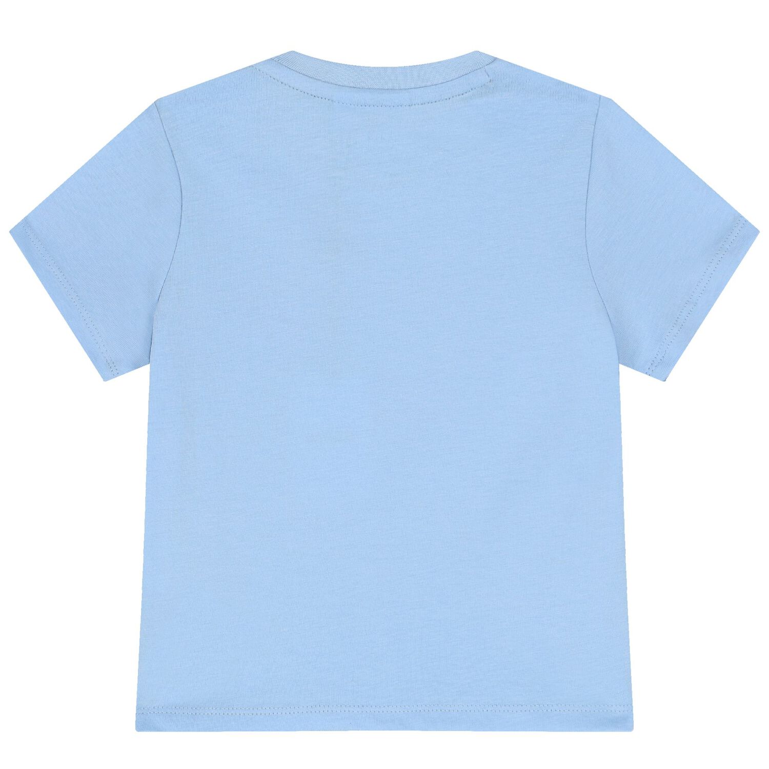Younger Boys Pale Blue Logo T-Shirt, 3, hi-res
