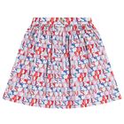 Girls Multi-Coloured Logo Skirt, 1, hi-res