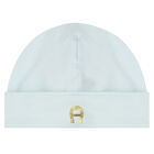 Blue & Gold Logo Baby Hat, 2, hi-res