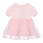 Baby Girls Pink Lace Dress Set, 1, hi-res