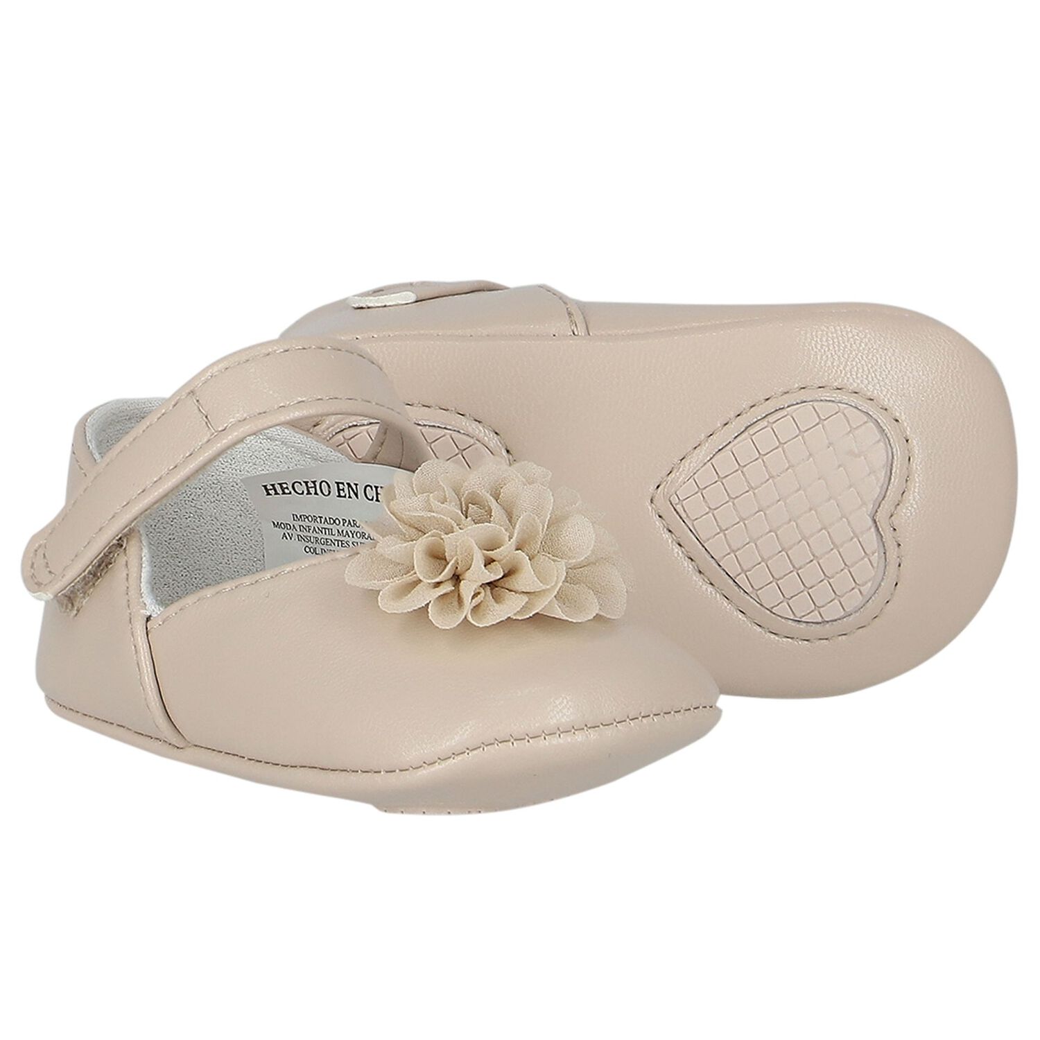 Baby Girls Ivory Pre Walker Shoes, 4, hi-res
