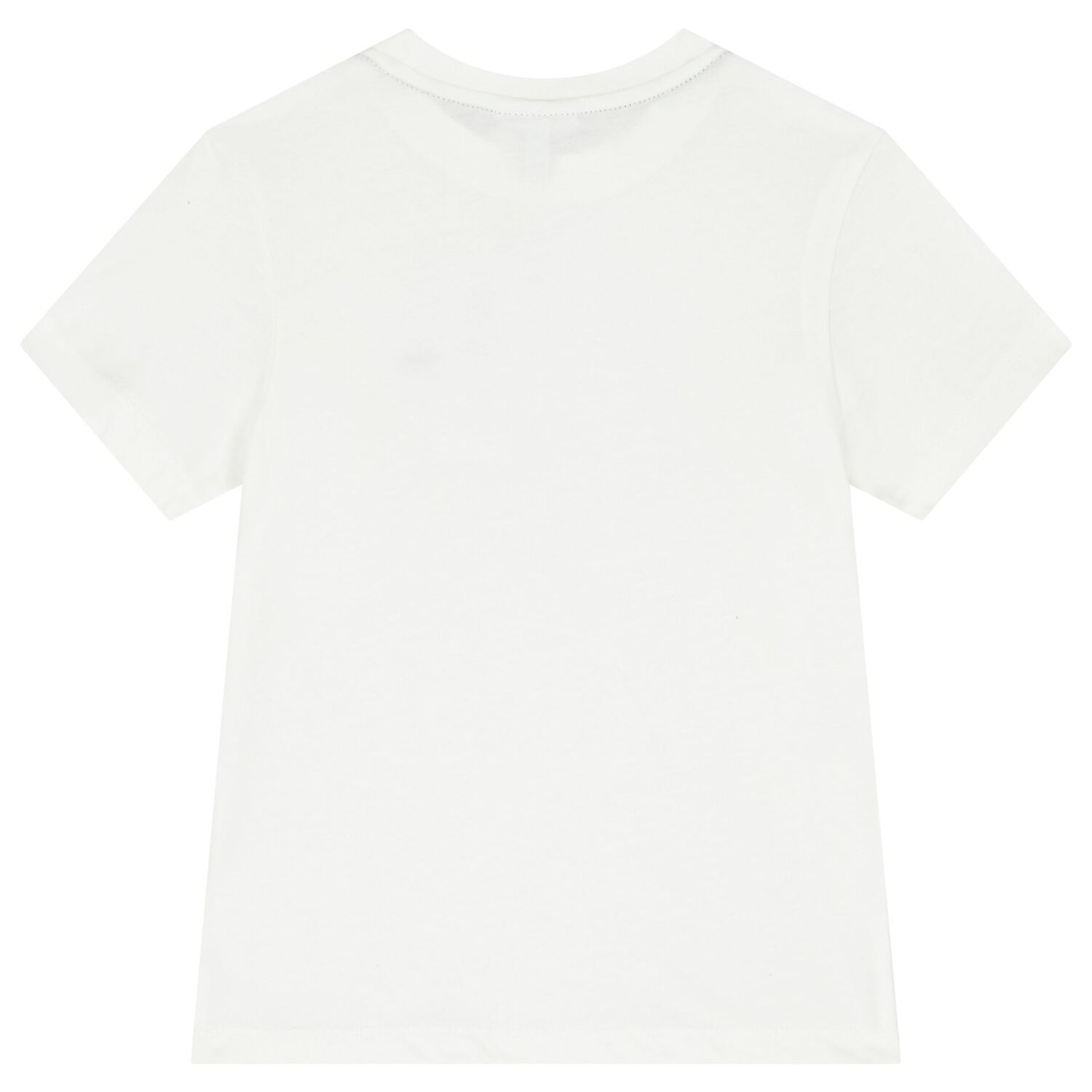 Boys White Logo T-Shirt, 1, hi-res