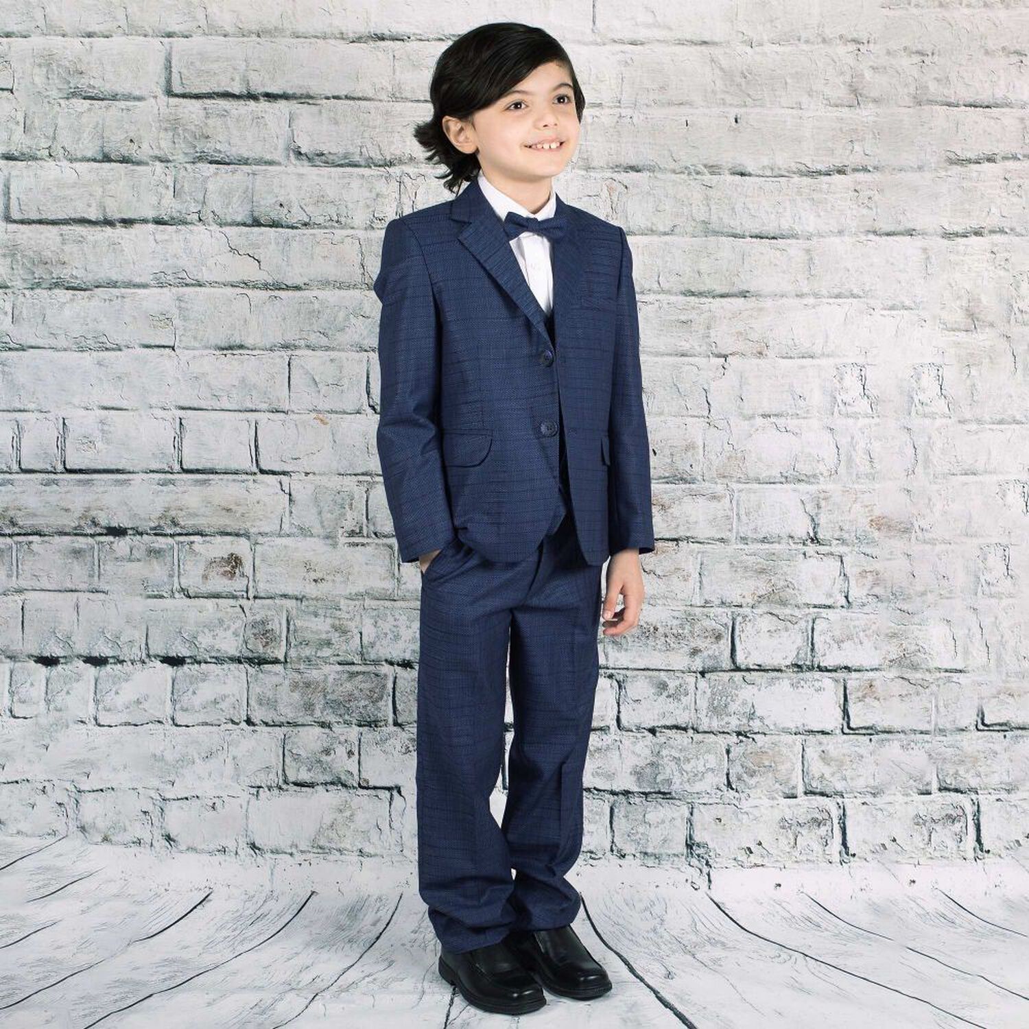 Boys Blue Suit Set, 1, hi-res