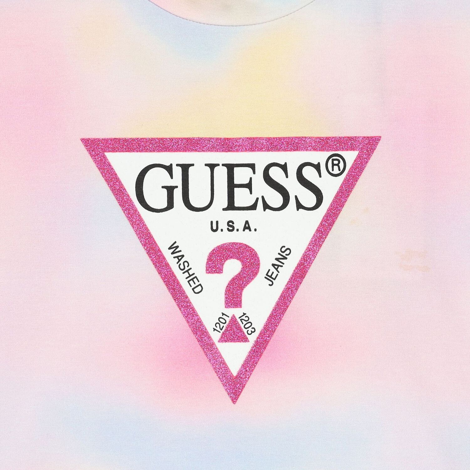 Girls Pink & Yellow Logo T-Shirt, 1, hi-res image number null