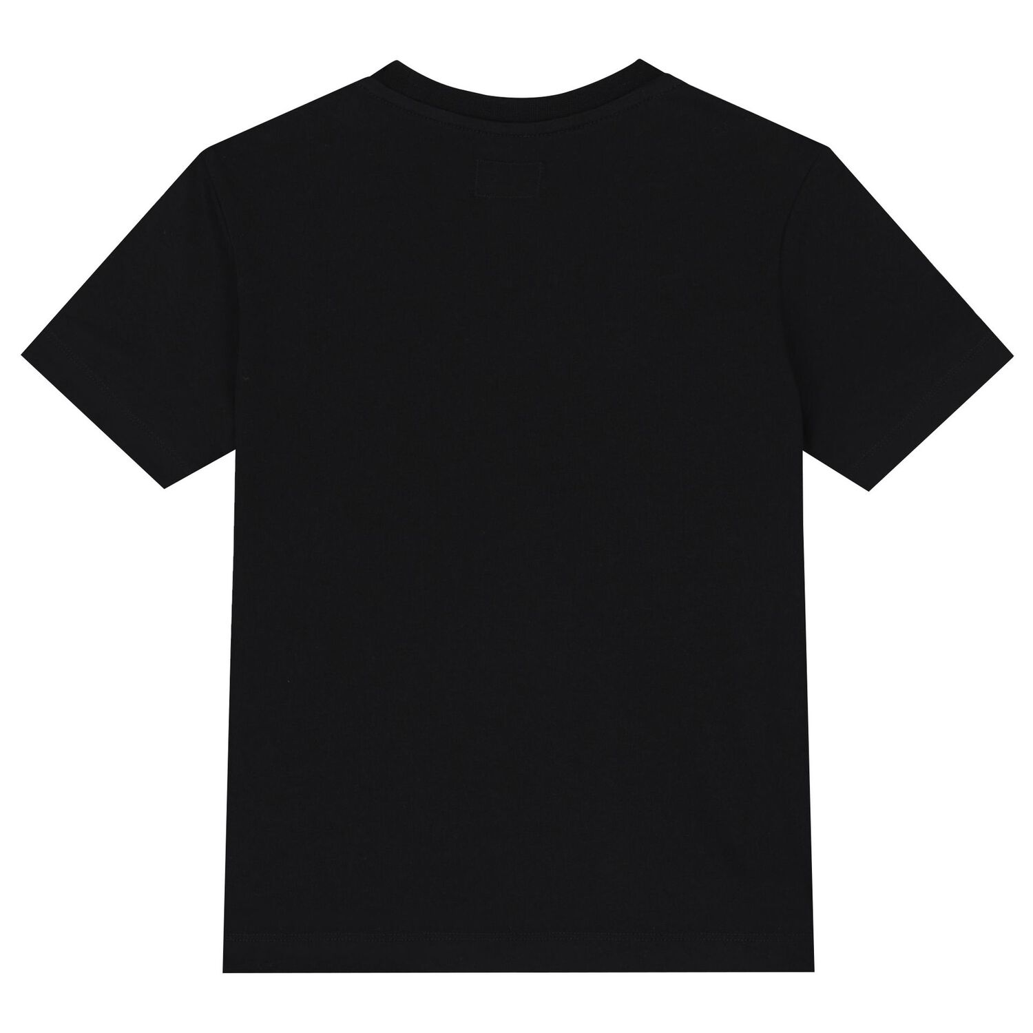Boys Black Logo T-Shirt, 4, hi-res