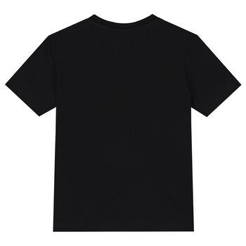 Boys Black Logo T-Shirt
