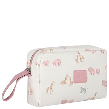 Baby Girls Ivory & Pink Toiletry Bag