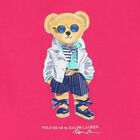 Baby Girls Pink Polo Bear T-Shirt, 1, hi-res
