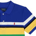 Boys Multi-Coloured Logo Polo Shirt, 1, hi-res