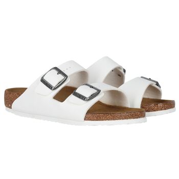 White Arizona Sandals