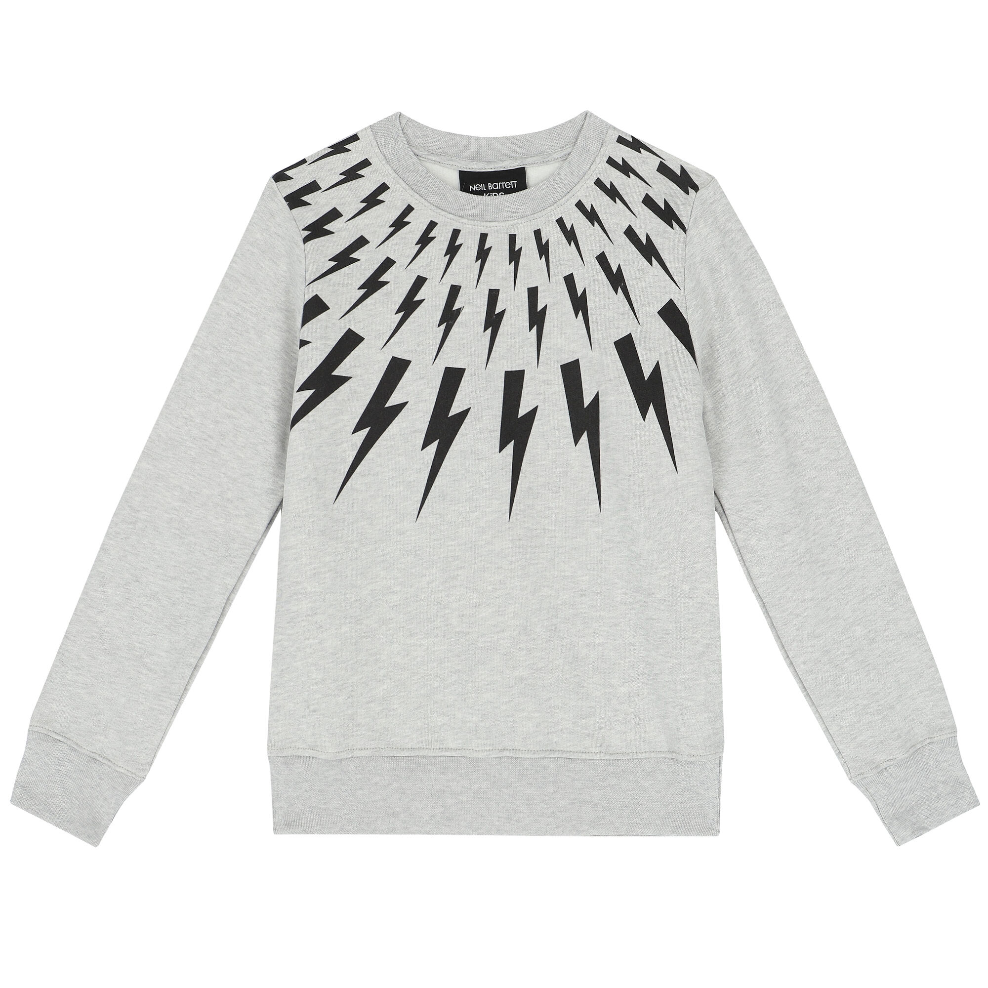 関税送料込★NeIL Barrett Thunderbolt スウェットシャツ グレー Neil Barrett Thunderbolt スウェットシャツ | グレー | FARFETCH JP