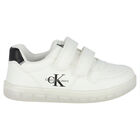 White Logo Trainers, 1, hi-res