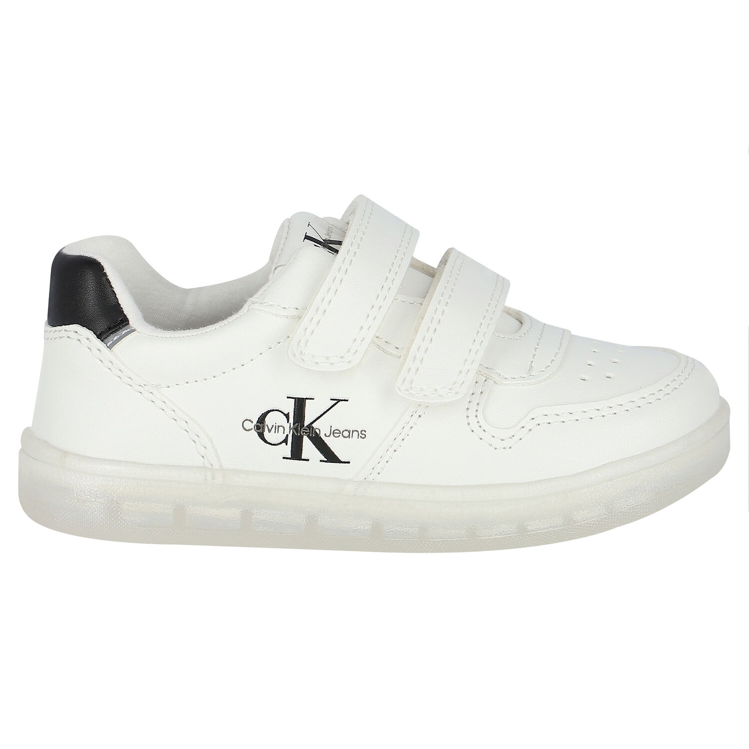 White Logo Trainers, 1, hi-res