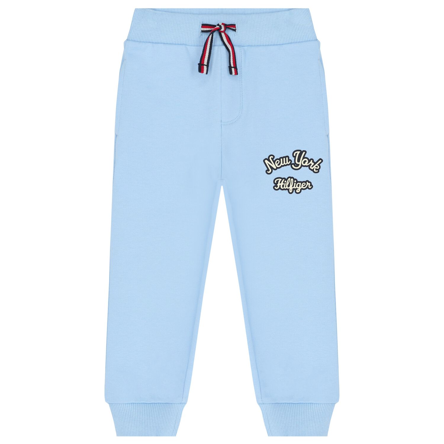 Younger Boys Blue Logo Joggers, 1, hi-res image number null
