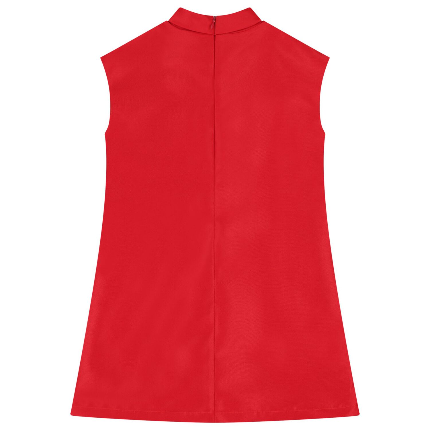 Girls Red Crystal Embellished Dress, 1, hi-res