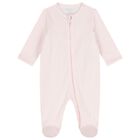 Baby Girls Pink & White Logo Babygrow Gift Set, 1, hi-res
