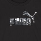 Boys Black Logo T-Shirt, 1, hi-res