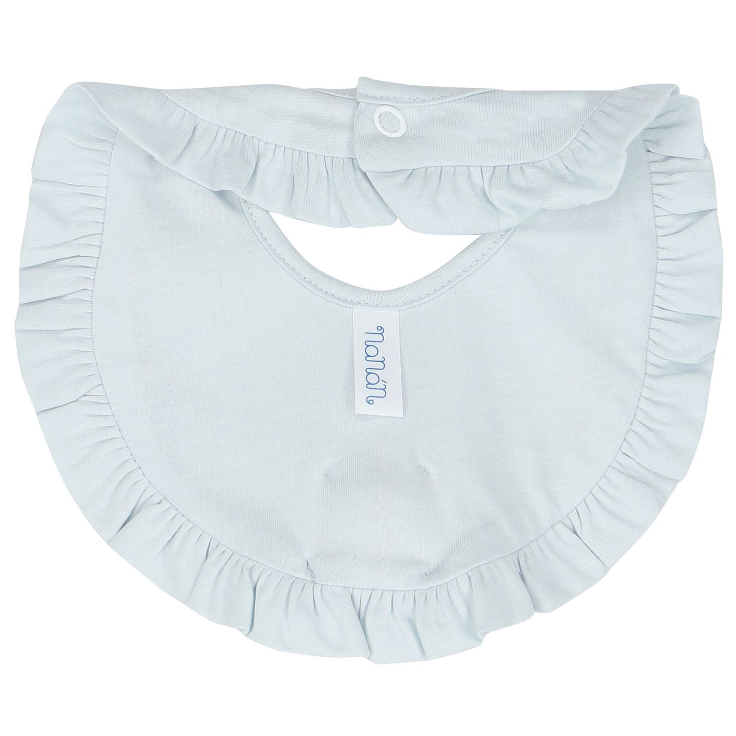 Baby Boys Blue Teddy Bear Bib, 1, hi-res image number null