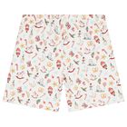 White Festive Pyjamas, 1, hi-res