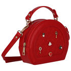 Girls Red Shoulder Bag, 1, hi-res
