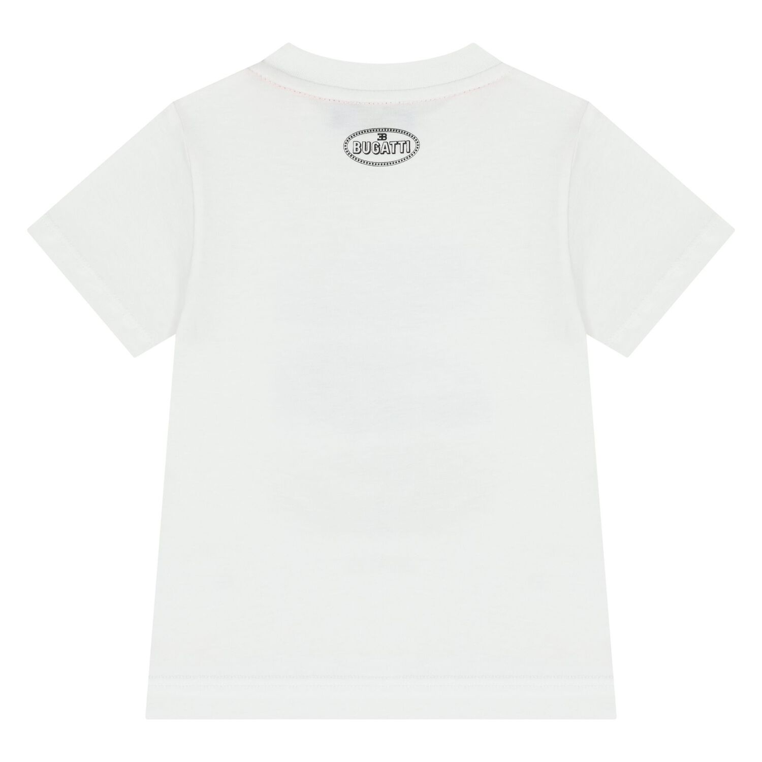 Younger Boys White Logo T-Shirt, 1, hi-res