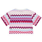 Girls Purple & Pink Logo Zigzag T-Shirt, 1, hi-res