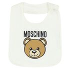 Ivory Teddy Bear Logo Babygrow Gift Set, 1, hi-res