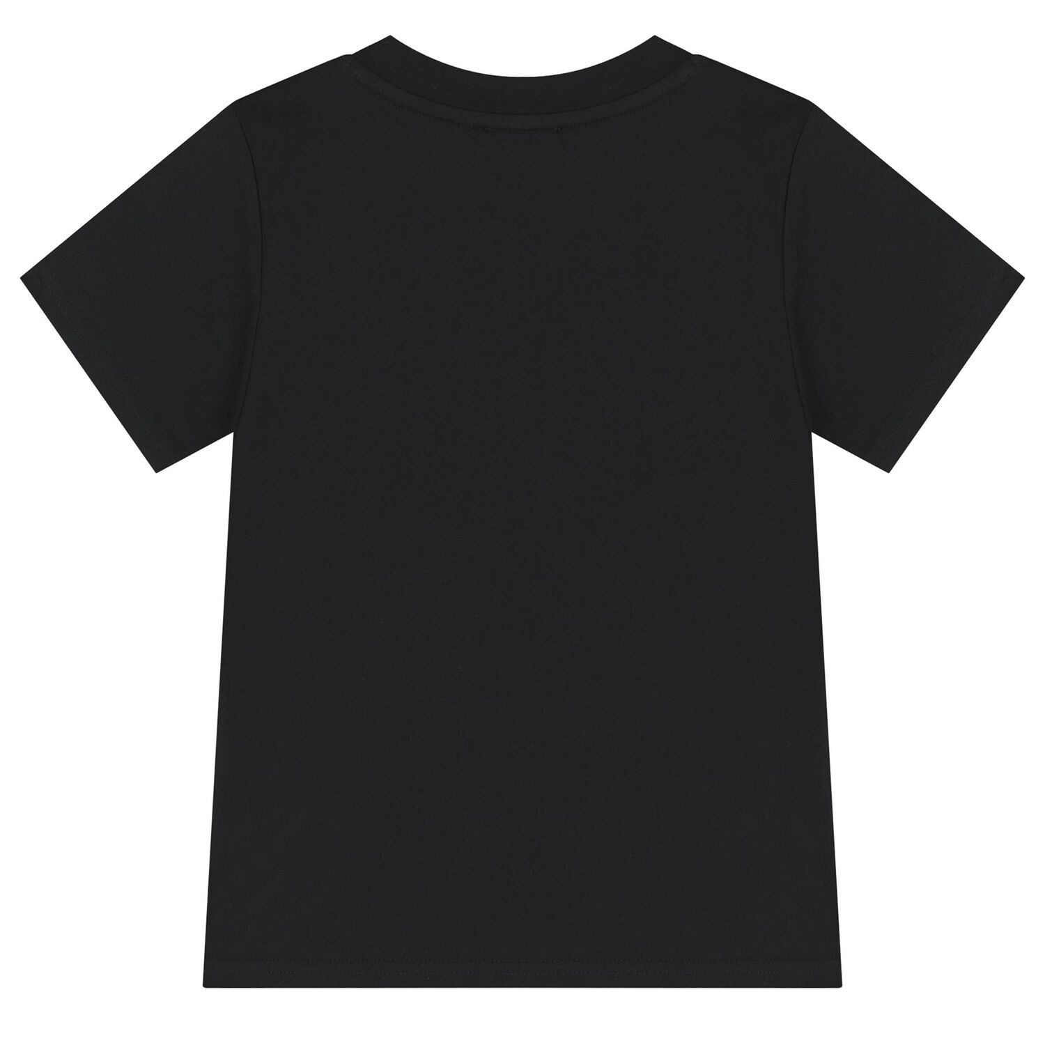 Boys Black Logo T-Shirt, 1, hi-res