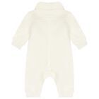 Ivory Logo Sherpa Fleece Snowsuit, 1, hi-res