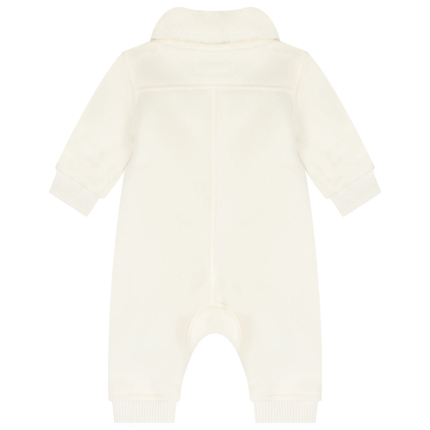 Ivory Logo Sherpa Fleece Snowsuit, 1, hi-res