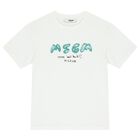 Boys White Logo T-Shirt, 1, hi-res