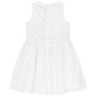 Girls White Logo Dress, 1, hi-res