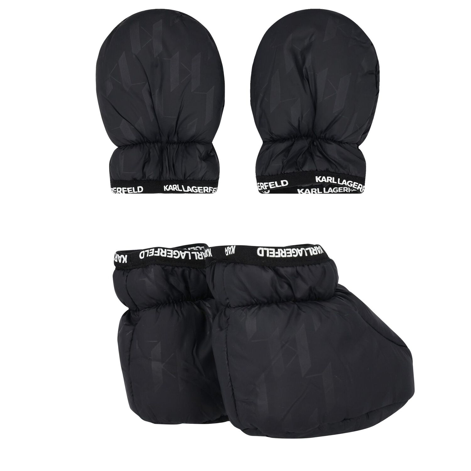 Black Logo Snowsuit, 1, hi-res