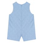 Blue GG Logo Baby Dungaree, 1, hi-res
