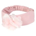Baby Girls Pink Flower Headband, 1, hi-res