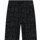 Boys Black Logo Joggers, 1, hi-res