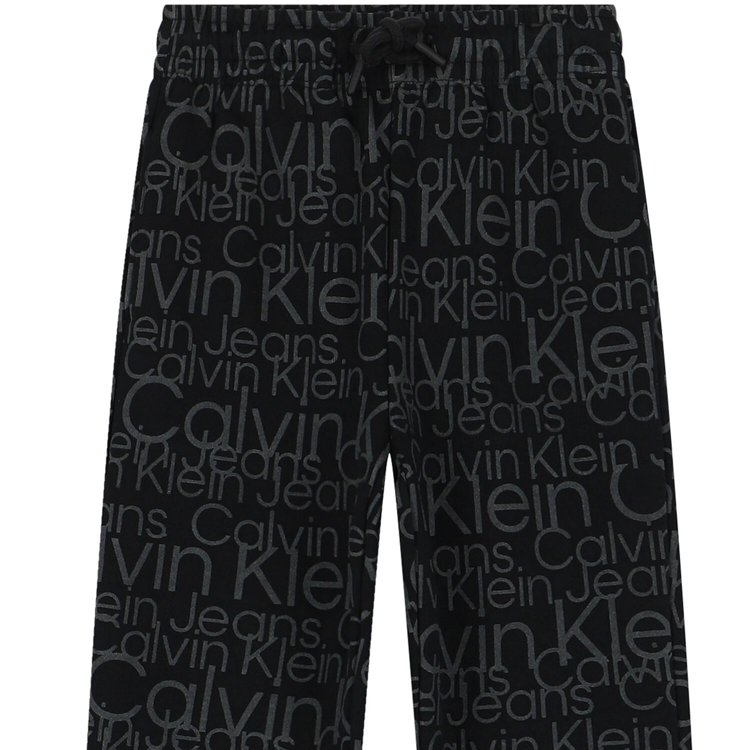 Boys Black Logo Joggers, 1, hi-res