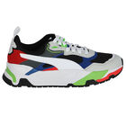 White & Black Trinity Jr Trainers, 1, hi-res