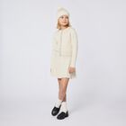 Girls Beige Knitted Skirt, 1, hi-res