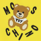 Girls Yellow Teddy Logo Swimsuit, 1, hi-res