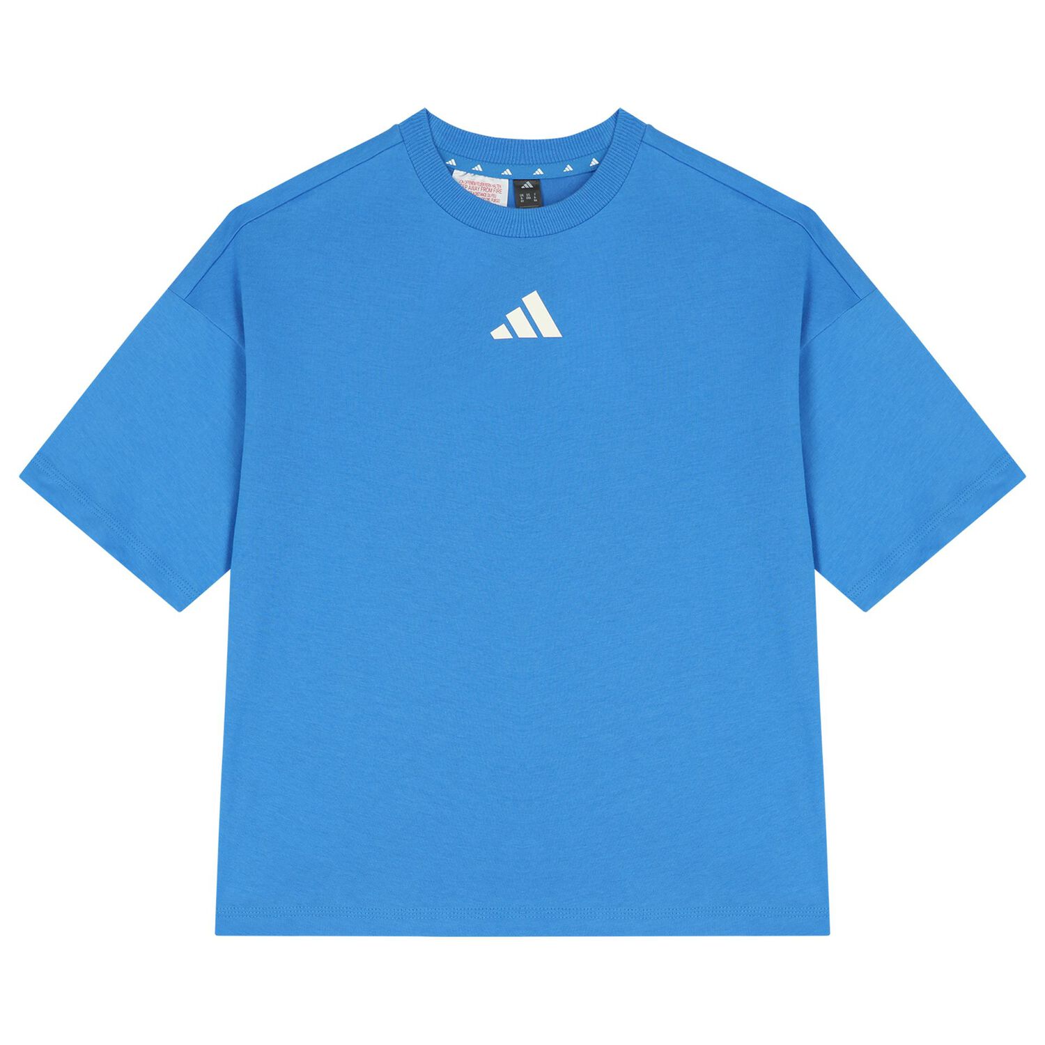 Boys Blue Logo Shorts Set, 1, hi-res