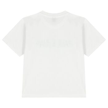 Boys White Logo T-Shirt